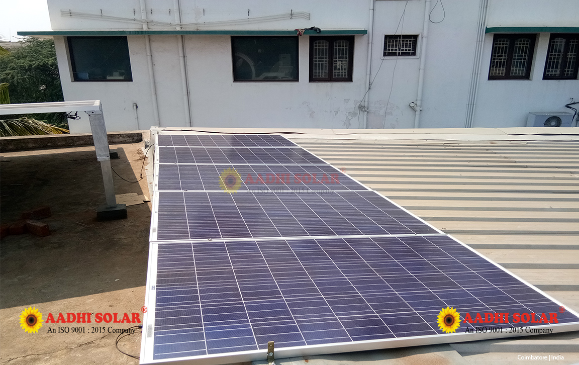 Aadhi Solar Power Plant On Grid